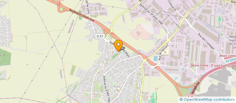 localisation de l'entreprise GROUPEMENT ANIMATION EDUCATION LOISIRS à CORBAS