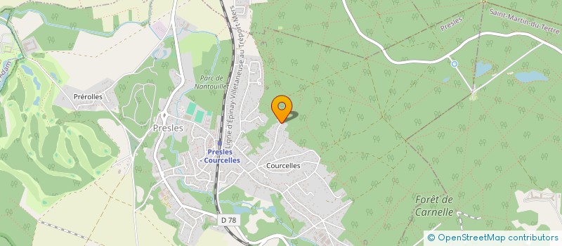 localisation de l'entreprise GROUPEMENT ANIMATION TECHNIQUE  PRESLES