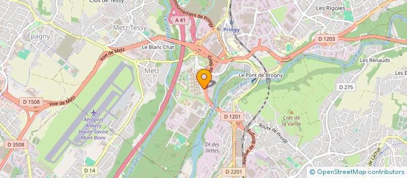 localisation de l'entreprise GROUPEMENT ANNECIEN DE CANCEROLOGIE à EPAGNY METZ-TESSY