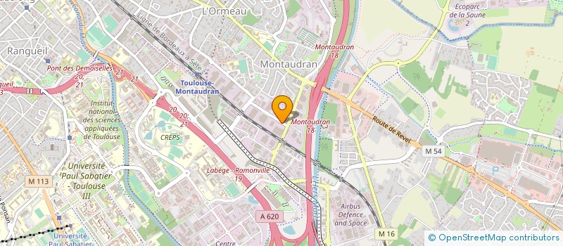 localisation de l'entreprise GROUPEMENT AQUITAINE DISTRIBUTION 33 à TOULOUSE