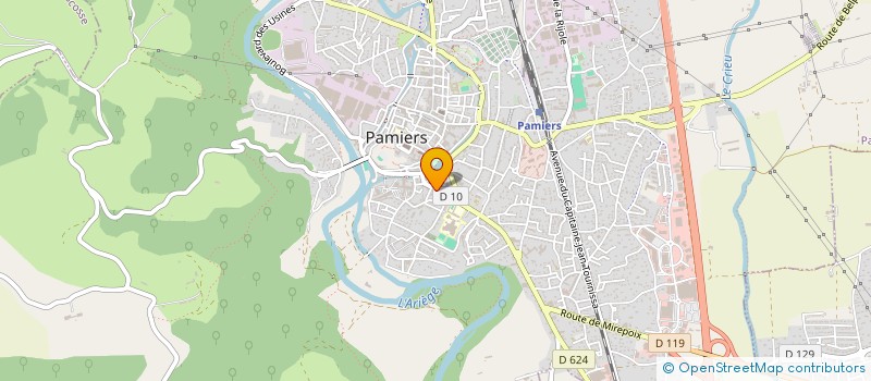 localisation de l'entreprise GROUPEMENT ARIEGE PYRENNEES SOLIDARITE à PAMIERS