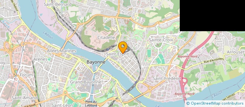 localisation de l'entreprise GROUPEMENT ARTISANS ART DES PYRENEES ATLANTIQUES à BAYONNE