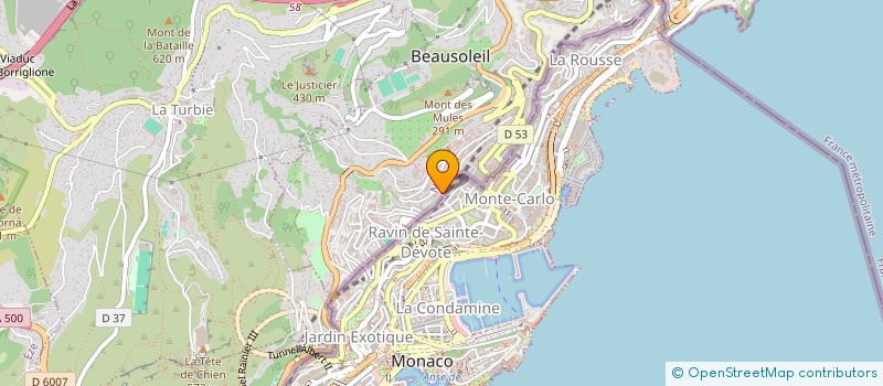 localisation de l'entreprise GROUPEMENT ASSOCIATIF POUR LA MUSIQUE  BEAUSOLEIL