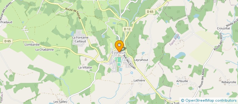 localisation de l'entreprise GROUPEMENT ASSOCIATION COMMUNALE DE CHASSE AGREEE D'EYJEAUX à EYJEAUX