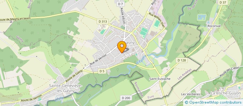 localisation de l'entreprise GROUPEMENT AUXILIAIRES DE VIE DE GASNY à GASNY