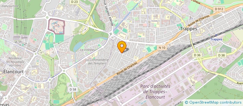 localisation de l'entreprise GROUPEMENT CEG  TRAPPES