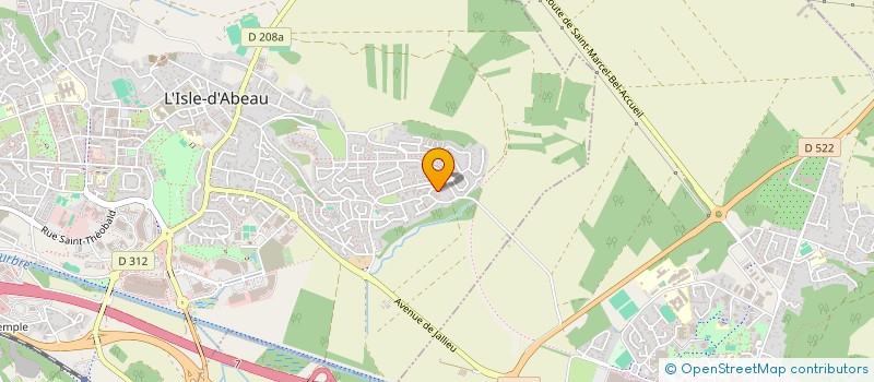 localisation de l'entreprise GROUPEMENT CENTRE COMMER L ISLE D ABEAU à L'ISLE-D'ABEAU