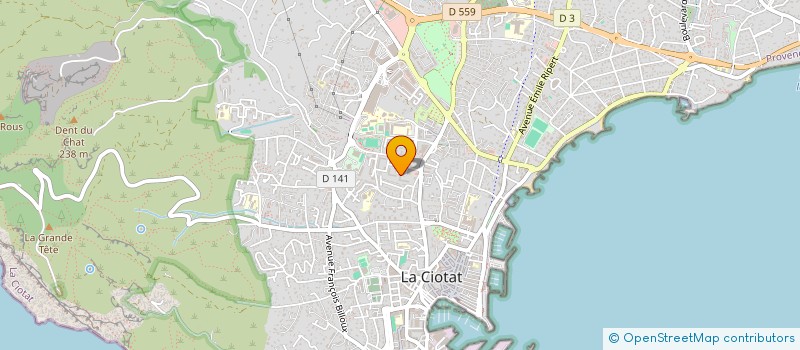 localisation de l'entreprise GROUPEMENT CIOTADEN POUR L AVENIR  LA CIOTAT
