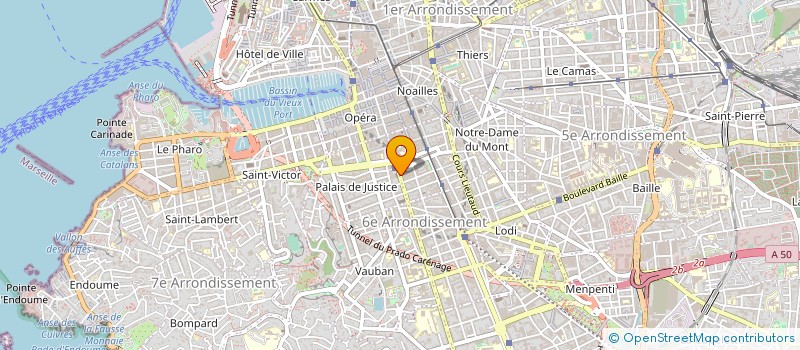 localisation de l'entreprise GROUPEMENT CIVIL EMPLOYEURS STE APOLLINE à MARSEILLE