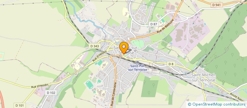 localisation de l'entreprise GROUPEMENT COLOMBOPHILE DE ST POL à SAINT-POL-SUR-TERNOISE
