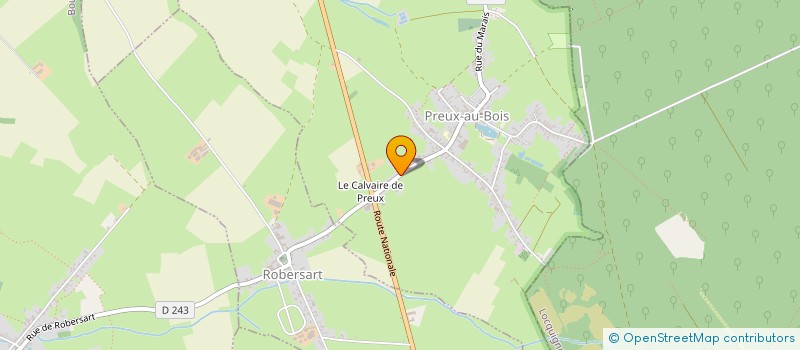 localisation de l'entreprise GROUPEMENT COMMERCIAL DE L'AVESNOIS  PREUX-AU-BOIS