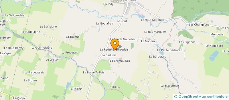 localisation de l'entreprise GROUPEMENT COMMUNAL DE DEFENSE  CONTRE LES ENNEMIS DES CULTURES DE DOURDAIN 35450  DOURDAIN