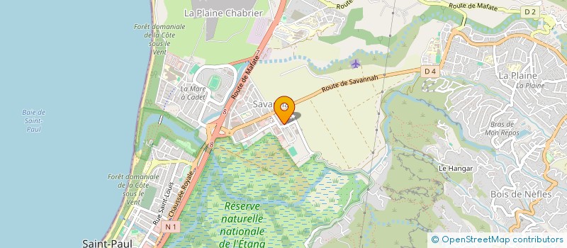 localisation de l'entreprise GROUPEMENT COMMUNAL DE DEFENSE CONTRE LES ORGANISMES NUISIBLES DE SAINTE MARIE à SAINT-PAUL