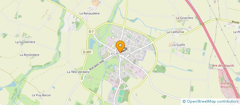 localisation de l'entreprise GROUPEMENT COMMUNAL DE DEFENSE SANITAIRE DE LA COMMUNE DES BROUZILS à LES BROUZILS