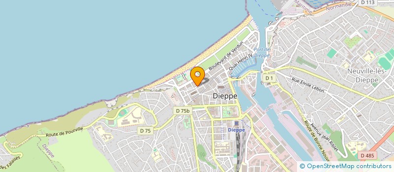 localisation de l'entreprise GROUPEMENT CONSTRUC URBANISME à DIEPPE