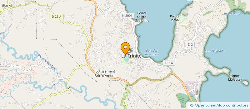 localisation de l'entreprise GROUPEMENT COOPERATION SANITAIRE IRM TRINITE LAMENTIN  LA TRINITE