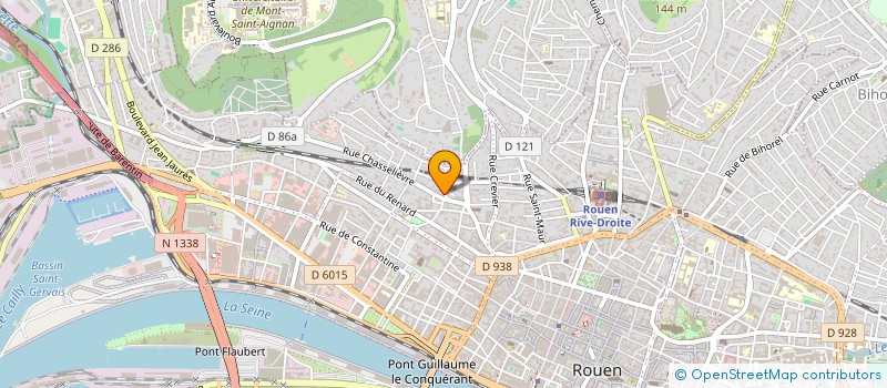 localisation de l'entreprise GROUPEMENT COOPERATION SANITAIRE REPSYRED 76  ROUEN