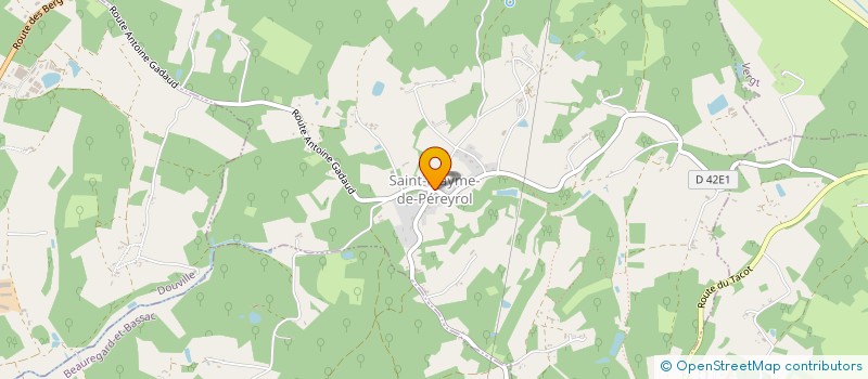 localisation de l'entreprise GROUPEMENT CYNEGETIQUE DES PROPRIETAIRES DE ST MAYME DE PEREYROL  SAINT-MAYME-DE-PEREYROL