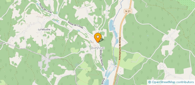 localisation de l'entreprise GROUPEMENT CYNEGETIQUE LA HAUTE CREMPSE  BEAUREGARD ET BASSAC