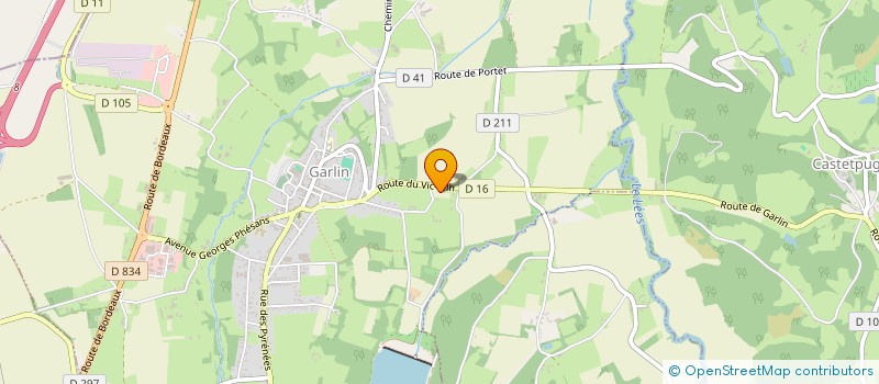 localisation de l'entreprise GROUPEMENT D ACCUEIL ET DE VIE EN INSTITUTION RURALE à DIUSSE