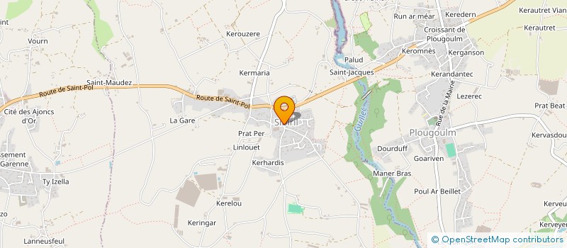 localisation de l'entreprise GROUPEMENT D'ACHAT DE SANTEC à SANTEC