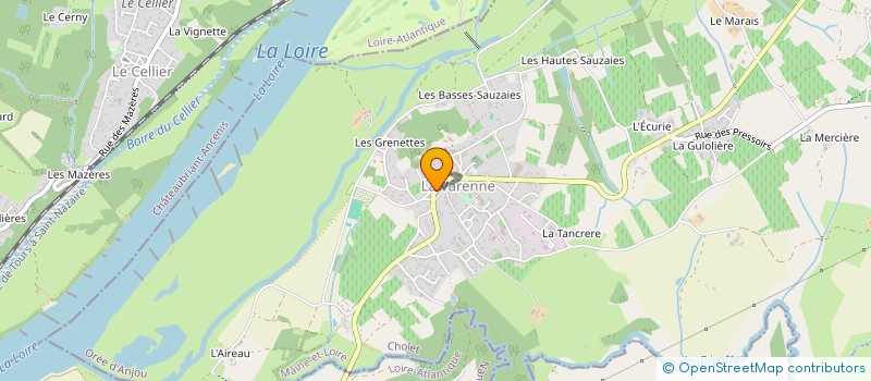 localisation de l'entreprise GROUPEMENT D'ACHATS ALTERNATIFS VARENNAIS  OREE D'ANJOU