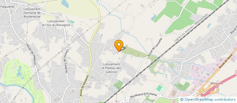localisation de l'entreprise GROUPEMENT D'ACHATS DE BONNEFOND à MONTAUBAN