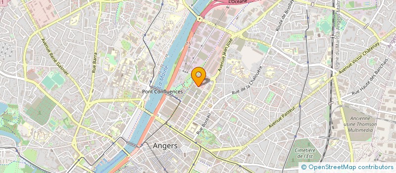 localisation de l'entreprise GROUPEMENT D ACHATS ET DE SERVICES DES TRANSPORTS ROUTIERS à ANGERS