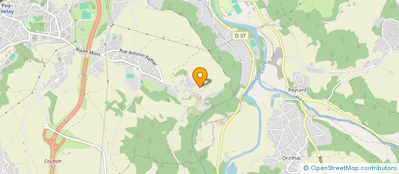 localisation de l'entreprise GROUPEMENT D'ACTION SOCIALE 43 à LE PUY-EN-VELAY