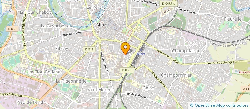 localisation de l'entreprise GROUPEMENT D AIDE DE SOINS A DOMICILE à NIORT