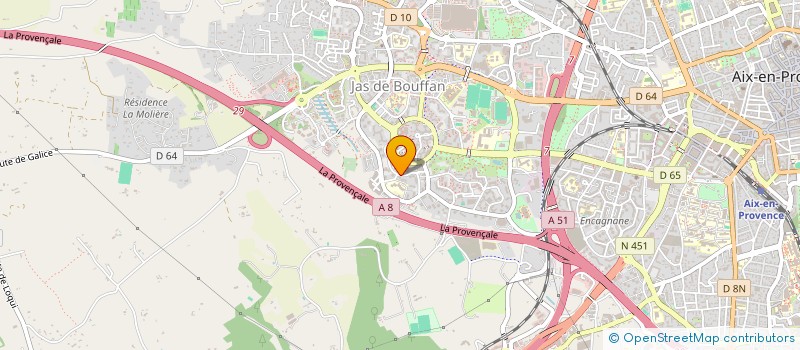 localisation de l'entreprise GROUPEMENT D'AIDES AUX PERSONNES A DOMICILE LOISIRS à AIX-EN-PROVENCE