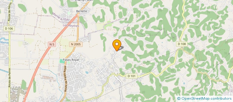 localisation de l'entreprise GROUPEMENT D ANIMATION DE DOUBS à LES ABYMES