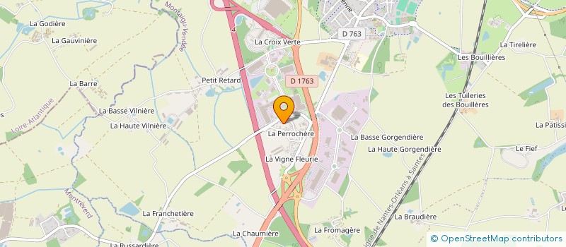 localisation de l'entreprise GROUPEMENT D'ARTISANS DES MAUGES à MONTAIGU-VENDEE