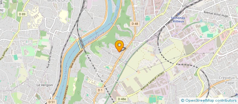 localisation de l'entreprise GROUPEMENT D'ARTISANS PLOMBIERS COUVREURS (GAPC)  CALUIRE-ET-CUIRE