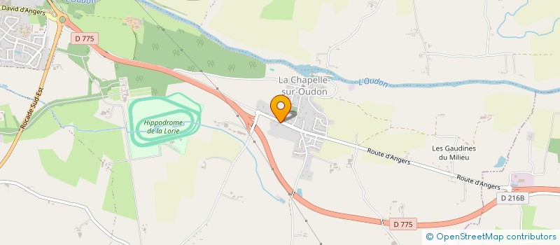 localisation de l'entreprise GROUPEMENT D'ARTISTES DE L'ANJOU  SEGRE-EN-ANJOU BLEU