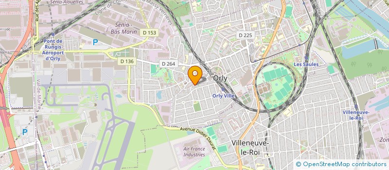 localisation de l'entreprise GROUPEMENT D'ECONOMIE SOCIALE ET SOLIDAIRE COGESS 94 à ORLY