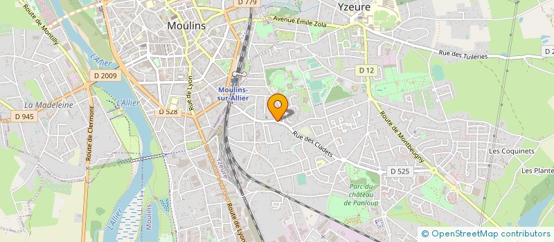 localisation de l'entreprise GROUPEMENT D ECONOMIE SOLIDAIRE PSLA à YZEURE