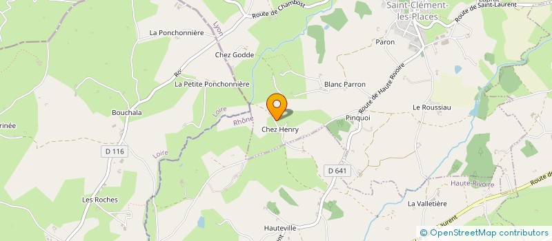 localisation de l'entreprise GROUPEMENT D'EMPL DE L'ENTRAIDE  SAINT-CLEMENT-LES-PLACES