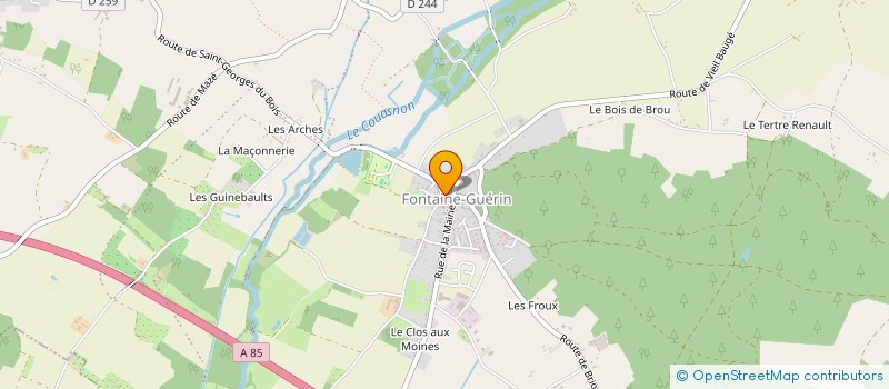 localisation de l'entreprise GROUPEMENT D EMPLOEURS LE LIGERIEN  LOIRE-AUTHION
