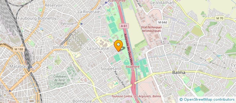 localisation de l'entreprise GROUPEMENT D'EMPLOIS MUTUALISES DU BASKET 31 à TOULOUSE