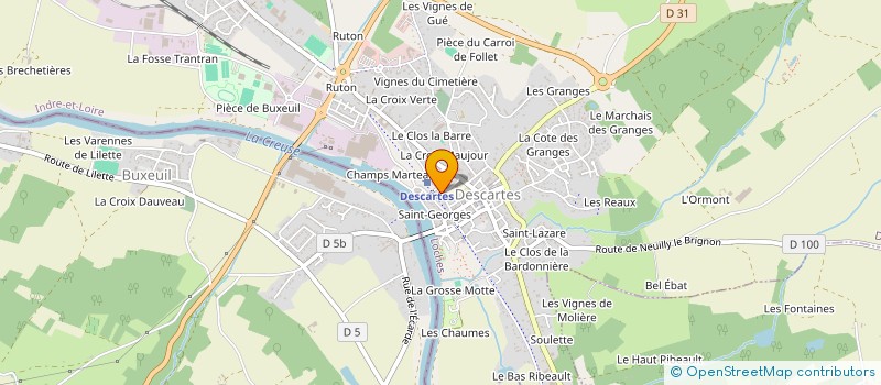 localisation de l'entreprise GROUPEMENT D'EMPLOYEUR AGRI-SYSTEME à DESCARTES