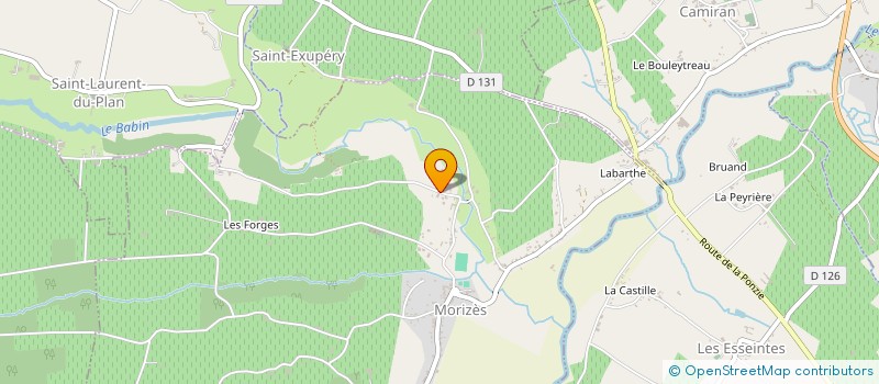 localisation de l'entreprise GROUPEMENT D EMPLOYEUR DE JAD  MORIZES