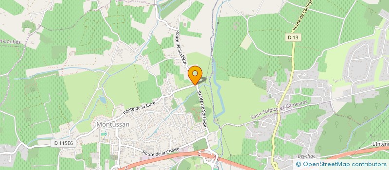 localisation de l'entreprise GROUPEMENT D'EMPLOYEUR DE MERIGOT  MONTUSSAN