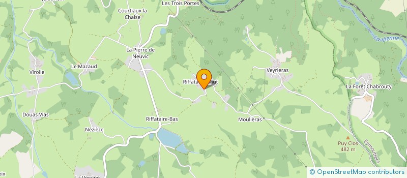localisation de l'entreprise GROUPEMENT D'EMPLOYEUR DE STE ANNE  NEUVIC-ENTIER