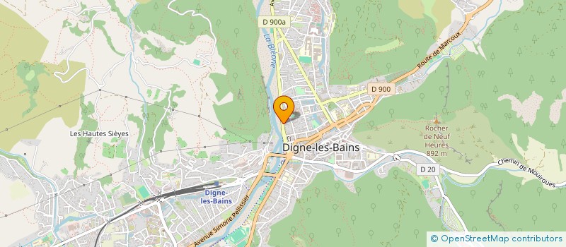 localisation de l'entreprise GROUPEMENT D'EMPLOYEUR DES ALPES DE HAUTE-PROVENCE - AGRI EMPLOI DES ALPES à DIGNE-LES-BAINS