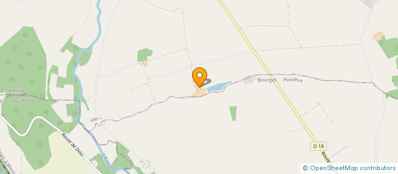 localisation de l'entreprise GROUPEMENT D EMPLOYEUR DU BERRY  LAZENAY