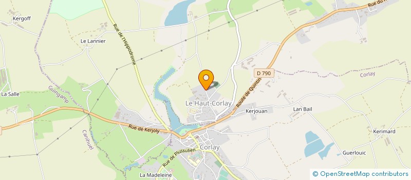 localisation de l'entreprise GROUPEMENT D'EMPLOYEUR DU HAUT CORLAY à LE HAUT-CORLAY
