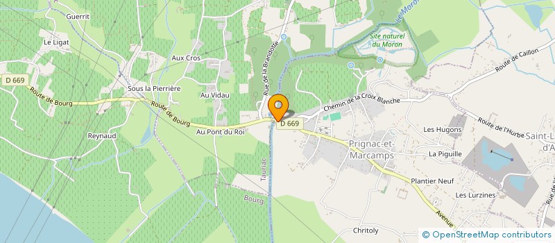 localisation de l'entreprise GROUPEMENT D EMPLOYEUR DU MONIBOUCHE  TAURIAC