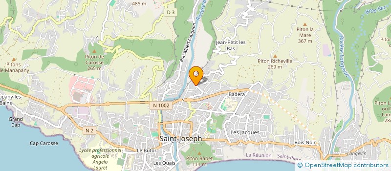 localisation de l'entreprise GROUPEMENT D EMPLOYEUR HOAREAU à SAINT-JOSEPH