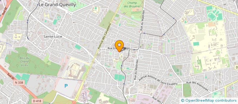 localisation de l'entreprise GROUPEMENT D'EMPLOYEUR JUDO NORMAND ROUEN  SAINT-ETIENNE-DU-ROUVRAY